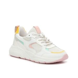 NWOB Crown Vintage Charlan‎ Sneakers Shoes Running 6.5M White Pink Casual Pastel